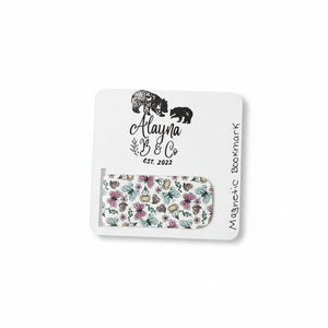 Vegan Leather Magnetic Bookmarks - Painted Door on Main