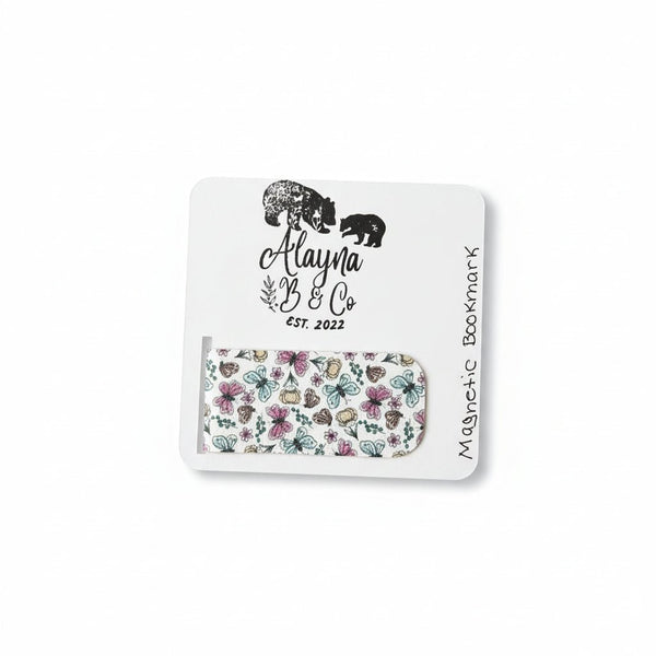 Vegan Leather Magnetic Bookmarks - Painted Door on Main