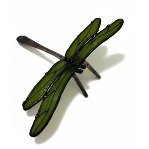 Vintage Fork Dragonfly - Tevlan Glass - Painted Door on Main