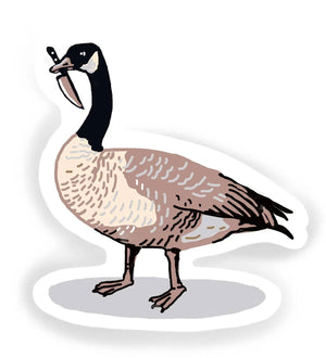 Vinyl Stickers - Hissing Mink - Painted Door on Main