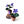 Violet Felt Forever Flower - ForgetBKnot - Painted Door on Main