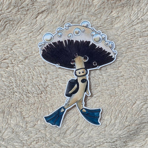 Waterproof Vinyl Art Stickers - Painted Door on Main