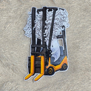 Waterproof Vinyl Art Stickers - Painted Door on Main
