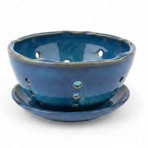 Wheel Thrown Ceramic Berry Bowls - Painted Door on Main