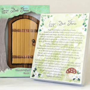 Whimsical Rainbow Fairy Door - Painted Door on Main