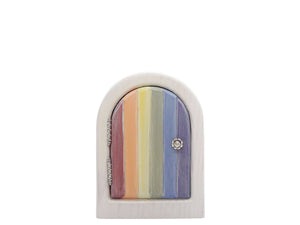 Whimsical Rainbow Fairy Door - Painted Door on Main