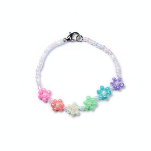 White Flower Bracelet Beaumont Queer Youth - Painted Door on Main