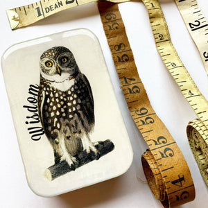 Wise Owl Notions Tin - Firefly Notes - Painted Door on Main