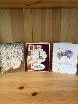 Women's Birthday Cards - Cards Crafty by Nicole - Painted Door on Main