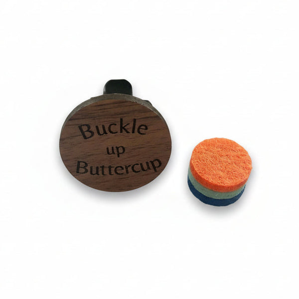 Wood Car Vent Diffuser Clip - Chickadee Creations - Painted Door on Main