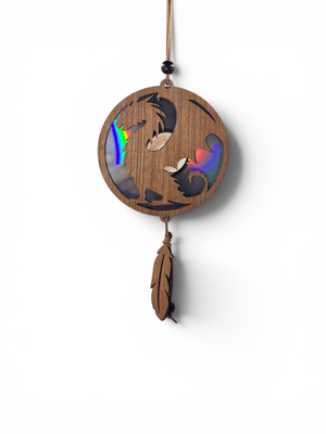 Wood & CD Suncatchers - Painted Door on Main