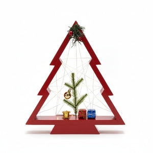 Wood Christmas Trees - Larry Collicutt - Painted Door on Main