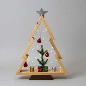 Wood Christmas Trees - Larry Collicutt - Painted Door on Main