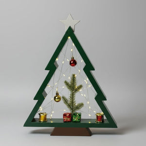 Wood Christmas Trees - Larry Collicutt - Painted Door on Main