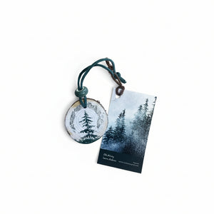 Wood Cookie Ornaments - Elde Artistry - Painted Door on Main