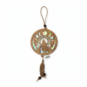 Wood & Recycled CD Sun Catchers - Painted Door on Main