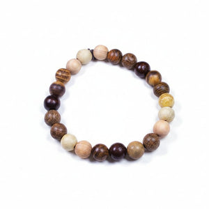 Wooden Bead Bracelet Beaumont Queer Youth - Painted Door on Main