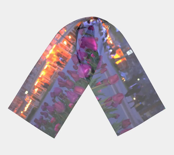 007 - 23 Long Scarves - Ealanta Art Wear - Painted Door on Main