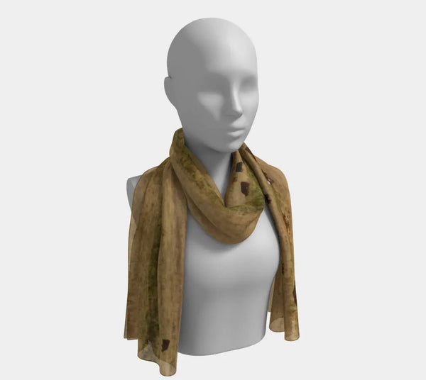 007 - 23 Long Scarves - Ealanta Art Wear - Painted Door on Main