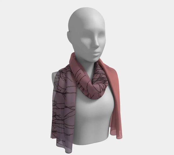 007 - 23 Long Scarves - Ealanta Art Wear - Painted Door on Main