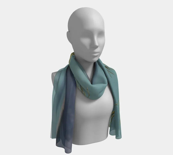 007 - 23 Long Scarves - Ealanta Art Wear - Painted Door on Main