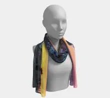 007 - 23 Long Scarves - Ealanta Art Wear - Painted Door on Main
