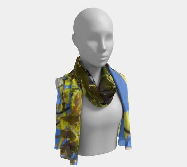 007 - 23 Long Scarves - Ealanta Art Wear - Painted Door on Main