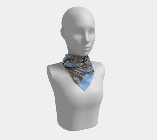 007 - 24 Square Scarves - Ealanta Art Wear - Painted Door on Main