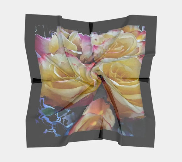 007 - 24 Square Scarves - Ealanta Art Wear - Painted Door on Main