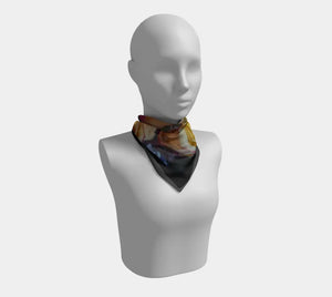 Square Scarves - Ealanta Art Wear - Painted Door on Main