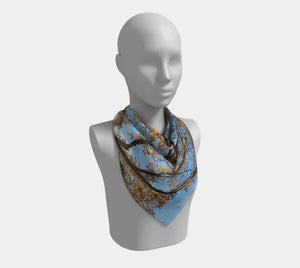 Square Scarves - Ealanta Art Wear - Painted Door on Main