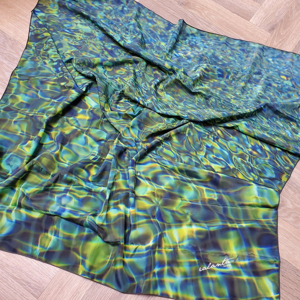 007 - 24 Square Scarves - Ealanta Art Wear - Painted Door on Main