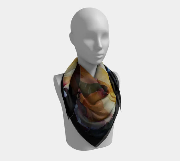 007 - 24 Square Scarves - Ealanta Art Wear - Painted Door on Main