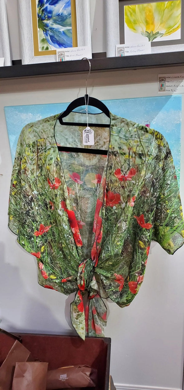 007 - 40 Kimono Wrap - Ealanta Art Wear - Painted Door on Main