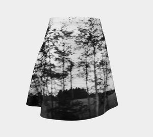 Wearable Art Flared Skirts - Painted Door on Main - 007 Ealanta Artwear + Ealanta Photography + Ladybug Blossoms by Ealanta