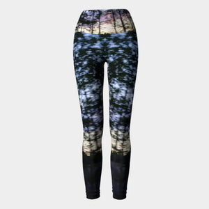 007 - 56 luxury Yoga Leggings (Medium) - Ealanta Art Wear - Painted Door on Main