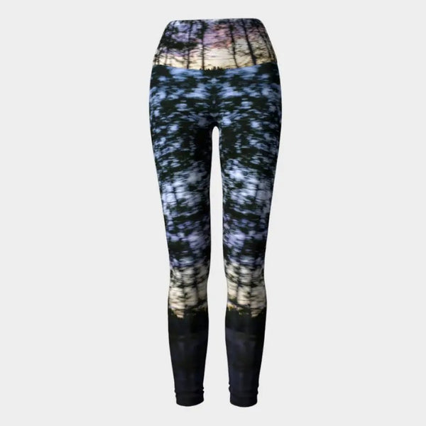 007 - 56 luxury Yoga Leggings (Medium) - Ealanta Art Wear - Painted Door on Main