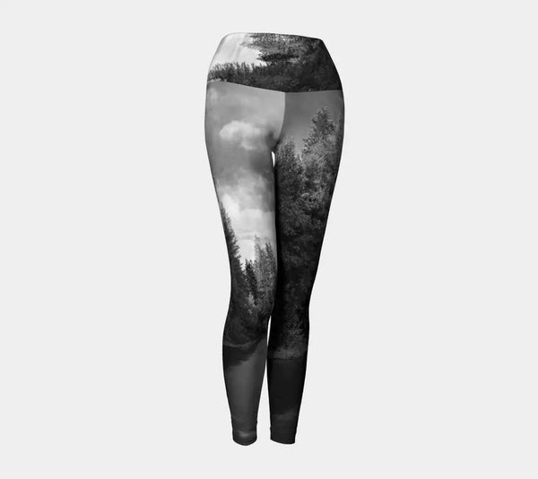 007 - 56 luxury Yoga Leggings (Medium) - Ealanta Art Wear - Painted Door on Main