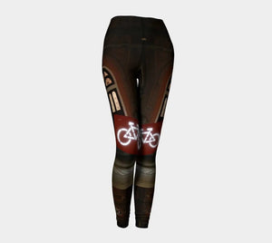 Yoga Leggings (Medium) - Ealanta Art Wear - Painted Door on Main