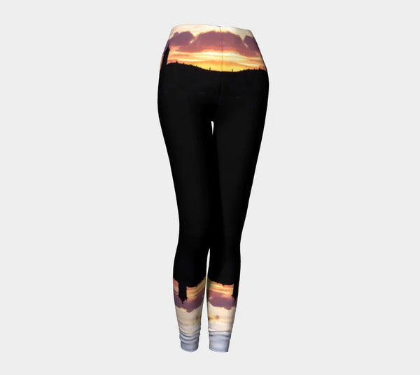 007 - 56 luxury Yoga Leggings (Medium) - Ealanta Art Wear - Painted Door on Main
