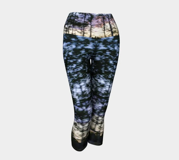 007 - 57 Yoga Leggings (Large) - Ealanta Art Wear - Painted Door on Main