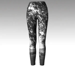 Yoga Leggings (Large) - Ealanta Art Wear - Painted Door on Main