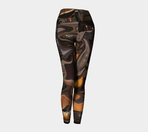 Yoga Leggings (Large) - Ealanta Art Wear - Painted Door on Main