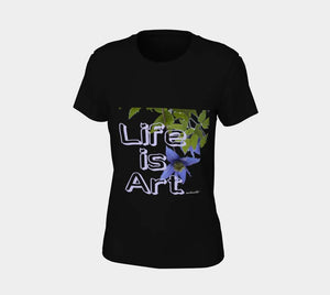 Ladies T-Shirts - Ealanta Art Wear - Painted Door on Main