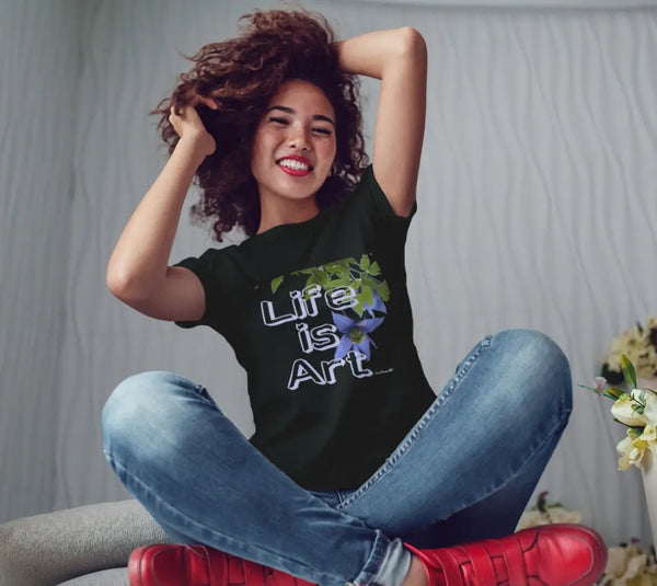 007 - 70 Ladies T-Shirts - Ealanta Art Wear - Painted Door on Main