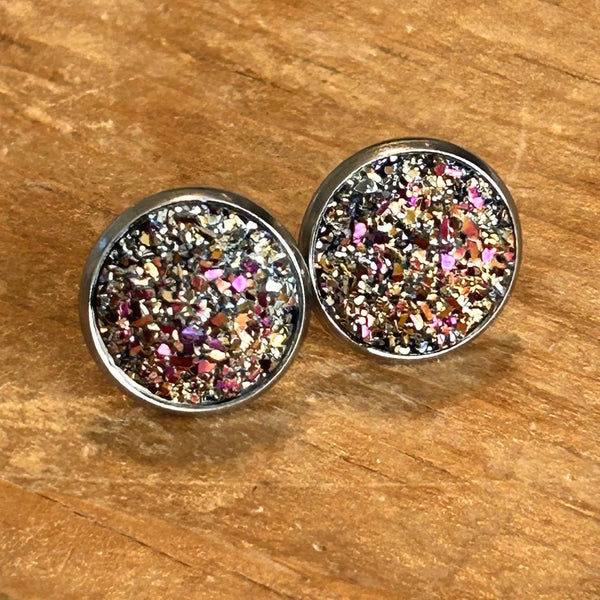 032 - 23 Champagne Collection Earrings - Sweet Bean Art - Painted Door on Main
