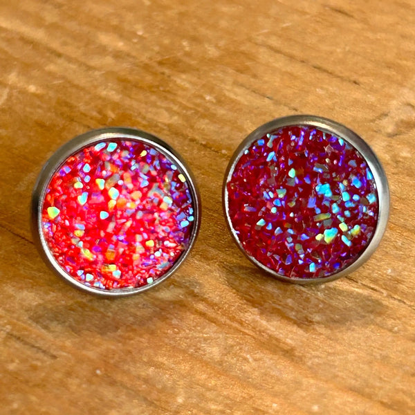 032 - 23 Champagne Collection Earrings - Sweet Bean Art - Painted Door on Main