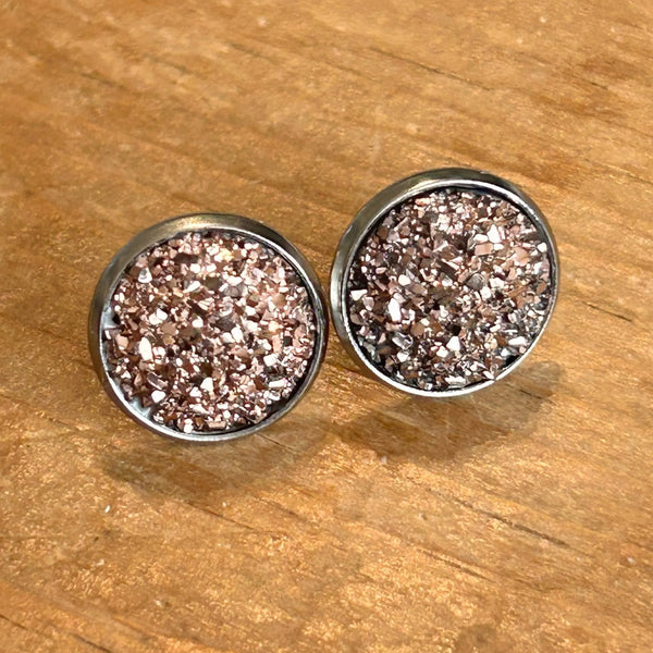 032 - 23 Champagne Collection Earrings - Sweet Bean Art - Painted Door on Main