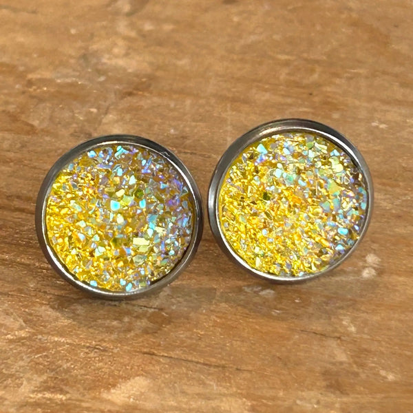 032 - 23 Champagne Collection Earrings - Sweet Bean Art - Painted Door on Main