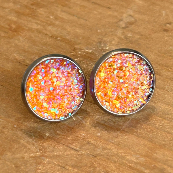 032 - 23 Champagne Collection Earrings - Sweet Bean Art - Painted Door on Main